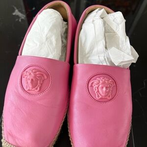 Versace Baby Pink Espadrilles